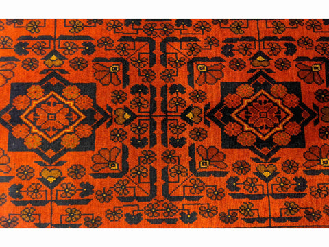 147 x 98 cm Khan Mohammadi Traditional Red Rug - Rugoutlet