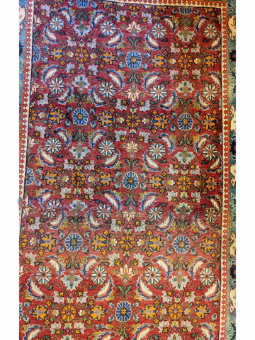 148 x 106 cm Varamin Traditional Red Rug - Rugoutlet