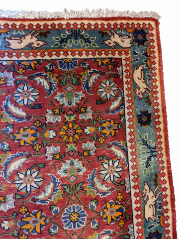 148 x 106 cm Varamin Traditional Red Rug - Rugoutlet