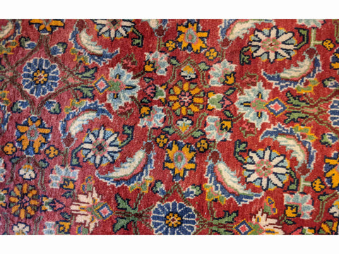 148 x 106 cm Varamin Traditional Red Rug - Rugoutlet