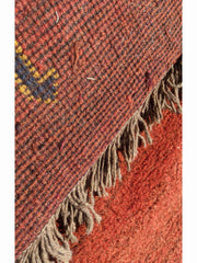 149 x 115 cm Nomadic Persian Gabbeh Tribal Red Rug - Rugoutlet