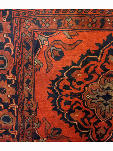 150 x 100 cm Afghan Khan Red Pattern Tribal Red Small Rug - Rugoutlet