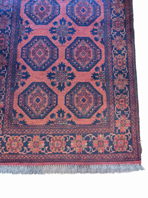 150 x 100 cm Khan mohammadi Traditional Red Rug - Rugoutlet