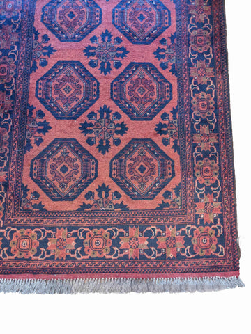 150 x 100 cm Khan mohammadi Traditional Red Rug - Rugoutlet