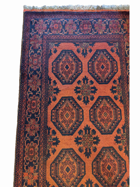 150 x 100 cm Khan mohammadi Traditional Red Rug - Rugoutlet