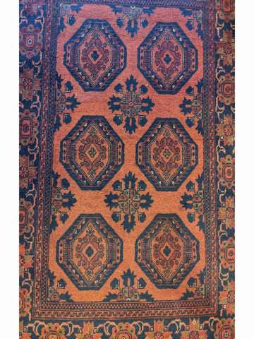 150 x 100 cm Khan mohammadi Traditional Red Rug - Rugoutlet
