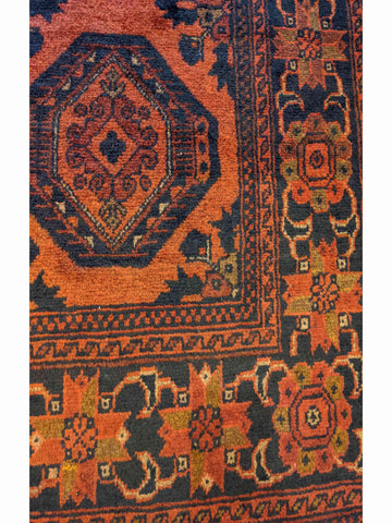 150 x 100 cm Khan mohammadi Traditional Red Rug - Rugoutlet