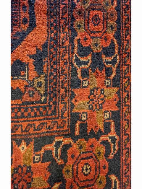 150 x 100 cm Khan mohammadi Traditional Red Rug - Rugoutlet