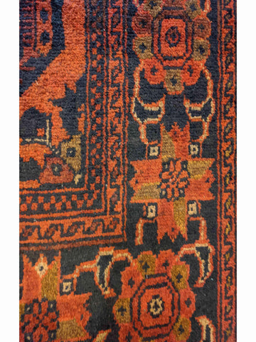 150 x 100 cm Khan mohammadi Traditional Red Rug - Rugoutlet