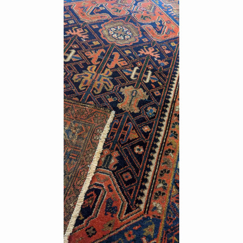 150 x 100 cm Old Malayer Traditional Brown Small Rug - Rugoutlet