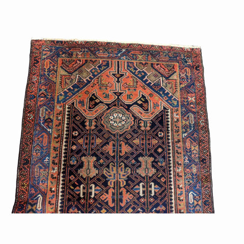150 x 100 cm Old Malayer Traditional Brown Small Rug - Rugoutlet
