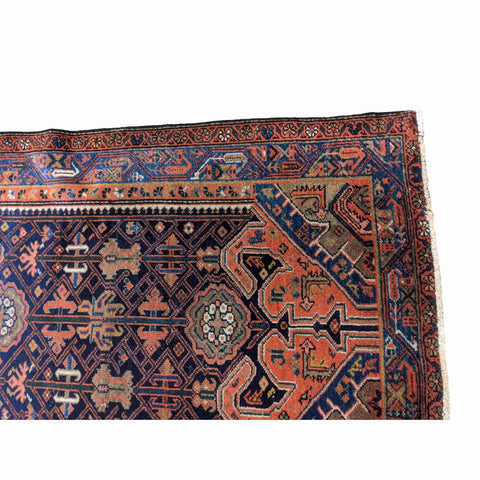 150 x 100 cm Old Malayer Traditional Brown Small Rug - Rugoutlet
