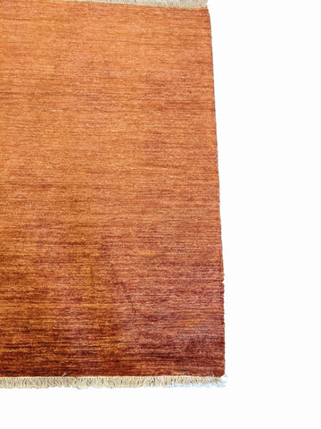 150 x 100 cm modern Nomadic Persian Gabbeh Tribal Orange Rug - Rugoutlet