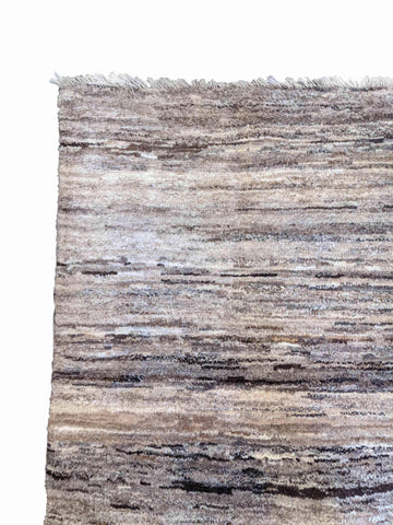150 x 100 cm Persian Gabbeh Tribal Grey Rug - Rugoutlet