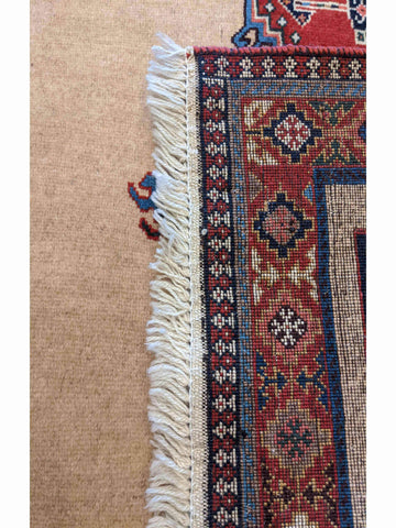 150 x 100 cm Yalameh Tribal White Rug - Rugoutlet
