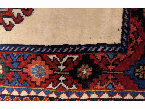 150 x 103 cm Yalameh Tribal Beige Rug - Rugoutlet