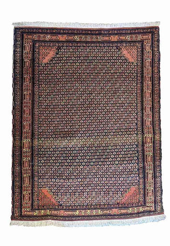 150 x 115 cm Armenian Geometric Pink Rug - Rugoutlet