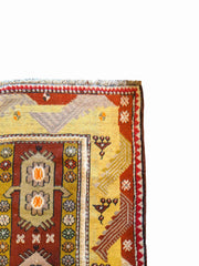 150 x 92 cm Turkish Milas Tribal Brown Small Rug - Rugmaster