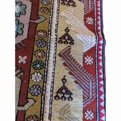 150 x 92 cm Turkish Milas Tribal Brown Small Rug - Rugoutlet