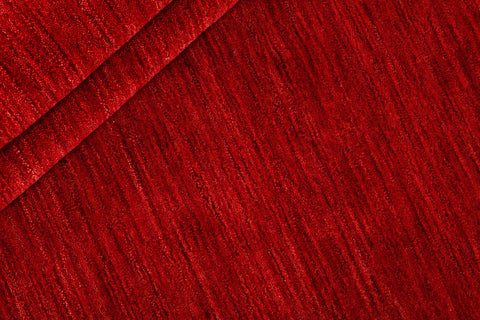 150x150 cm Contemporary wool red round Rug-HLC200126 - Rugoutlet