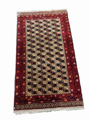 152 x 087 cm Persian Baluch Traditional Beige Rug - Rugoutlet