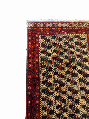152 x 087 cm Persian Baluch Traditional Beige Rug - Rugoutlet