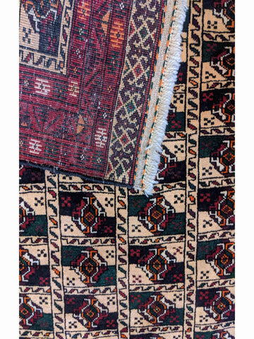 152 x 087 cm Persian Baluch Traditional Beige Rug - Rugoutlet