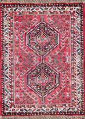 152 x 105 cm Gorgeous Persian Nomad Shiraz Traditional Red Rug - Rugoutlet