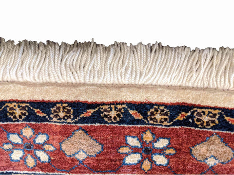 152 x 106 cm Fine Shahsavand Traditional White Rug - Rugoutlet