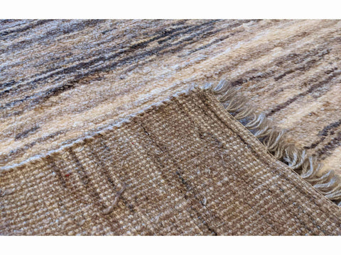 152 x 107 cm Nomadic Persian Gabbeh Tribal Grey Rug - Rugoutlet