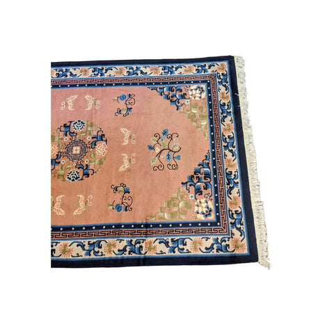 152 x 252 cm old Chinese Traditional Pink Rug - Rugmaster