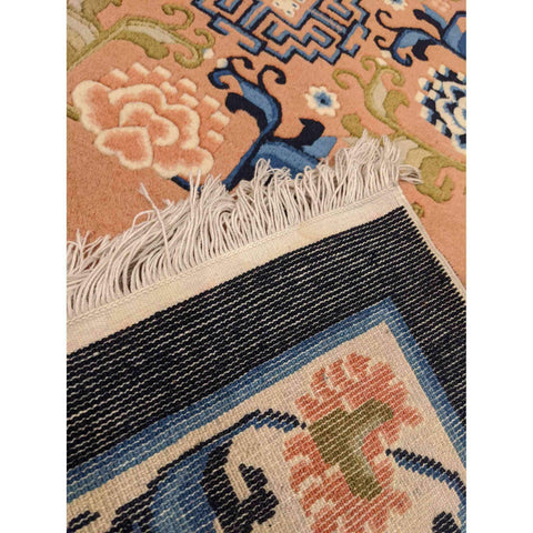 152 x 252 cm old Chinese Traditional Pink Rug - Rugmaster