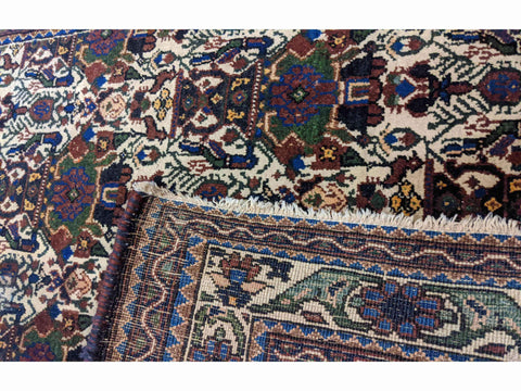 153 x 100 cm Old Afshari Antique Grey Rug - Rugoutlet