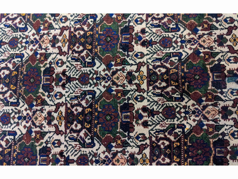 153 x 100 cm Old Afshari Antique Grey Rug - Rugoutlet