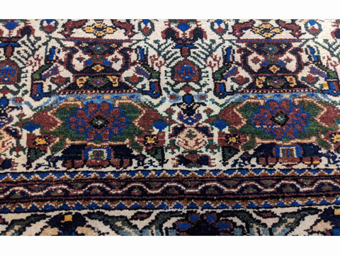 153 x 100 cm Old Afshari Antique Grey Rug - Rugoutlet
