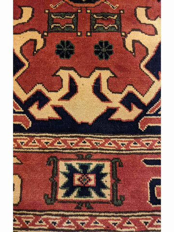 154 x 108 cm Fine Afghan Tribal Brown Rug - Rugoutlet