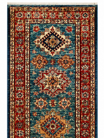 Kazak Natural Dye Wool Runner Rug  2.94 X 0.76 m (9.6 X 2.4 ft)