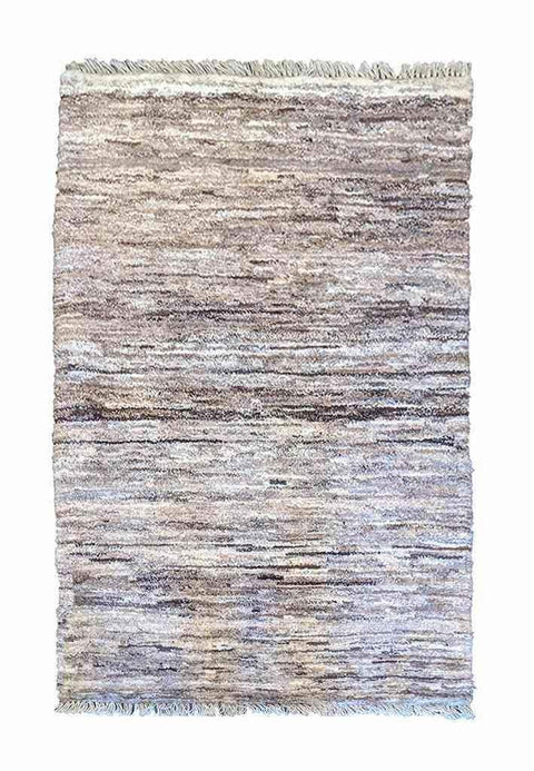 157 x 100 cm Persian Gabbeh Tribal Beige Rug - Rugoutlet