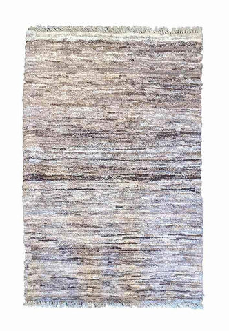 157 x 100 cm Persian Gabbeh Tribal Beige Rug - Rugoutlet