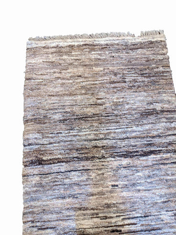 157 x 100 cm Persian Gabbeh Tribal Beige Rug - Rugoutlet