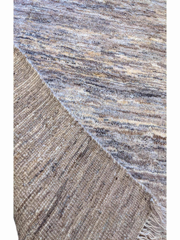 160 x 107 cm Persian Gabbeh Tribal Grey Rug - Rugoutlet