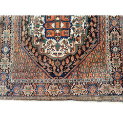 160 x 128 cm tribal Persian Afshar Tribal Brown Rug - Rugoutlet