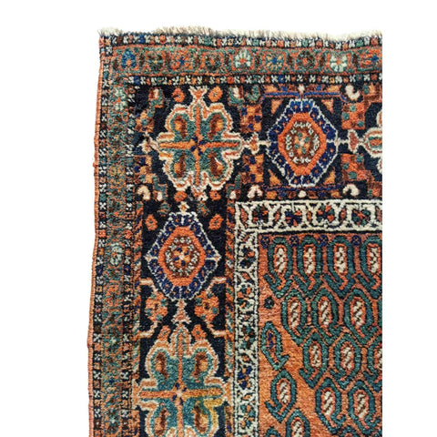 160 x 128 cm tribal Persian Afshar Tribal Brown Rug - Rugoutlet