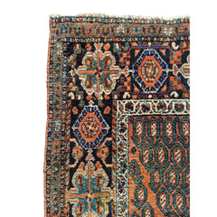 160 x 128 cm tribal Persian Afshar Tribal Brown Rug - Rugoutlet