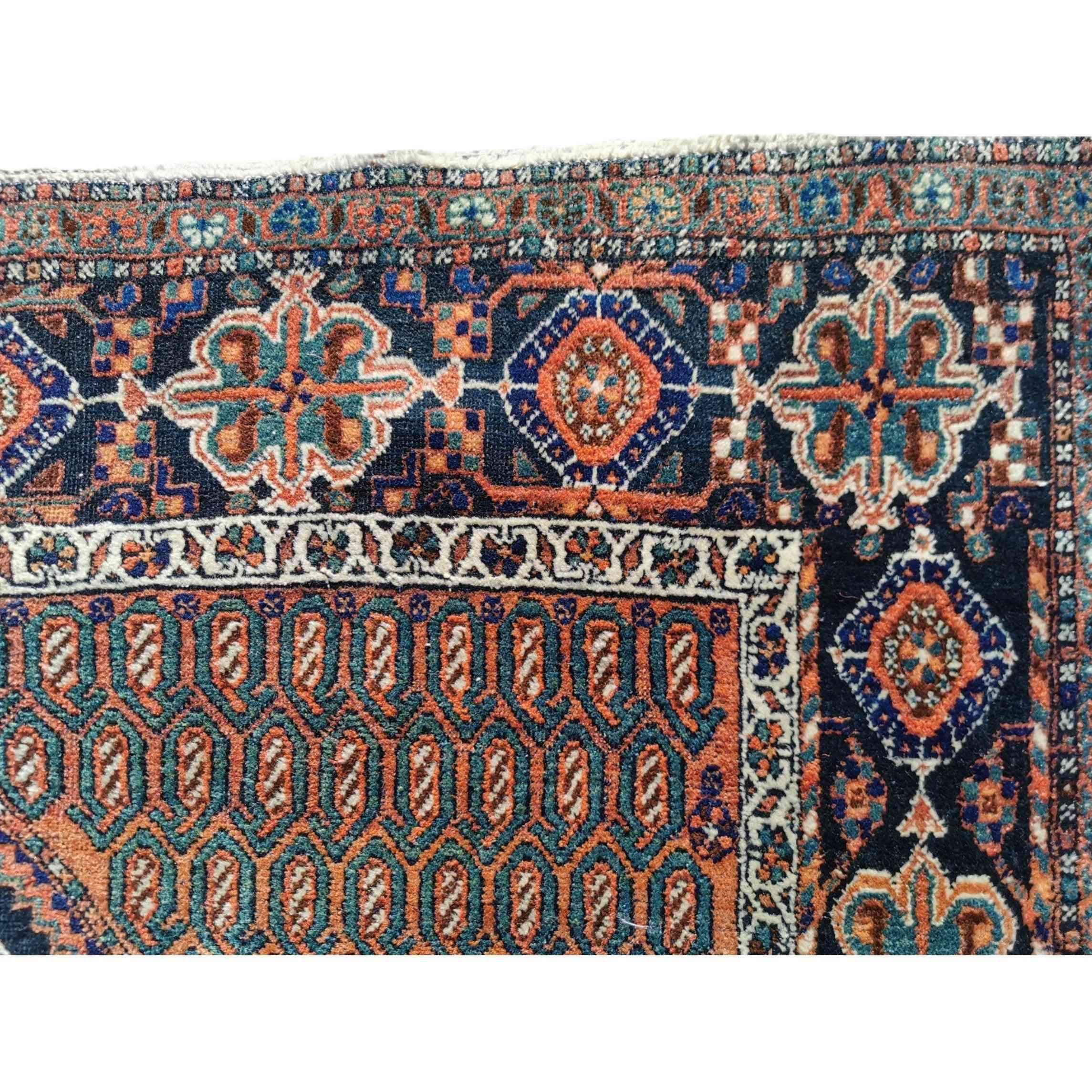 160 x 128 cm tribal Persian Afshar Tribal Brown Rug - Rugoutlet