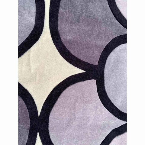 160 x 230 cm tufted Purple Purple Rug - Rugoutlet