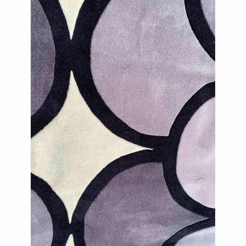 160 x 230 cm tufted Purple Purple Rug - Rugoutlet