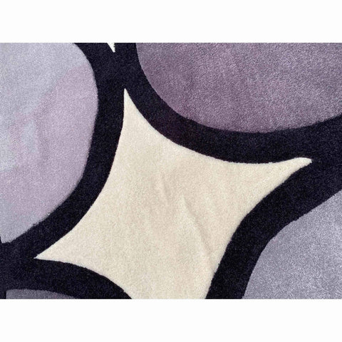 160 x 230 cm tufted Purple Purple Rug - Rugoutlet