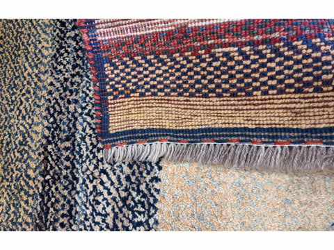 160 x 84 cm Persian Gabbeh Tribal White Rug - Rugoutlet