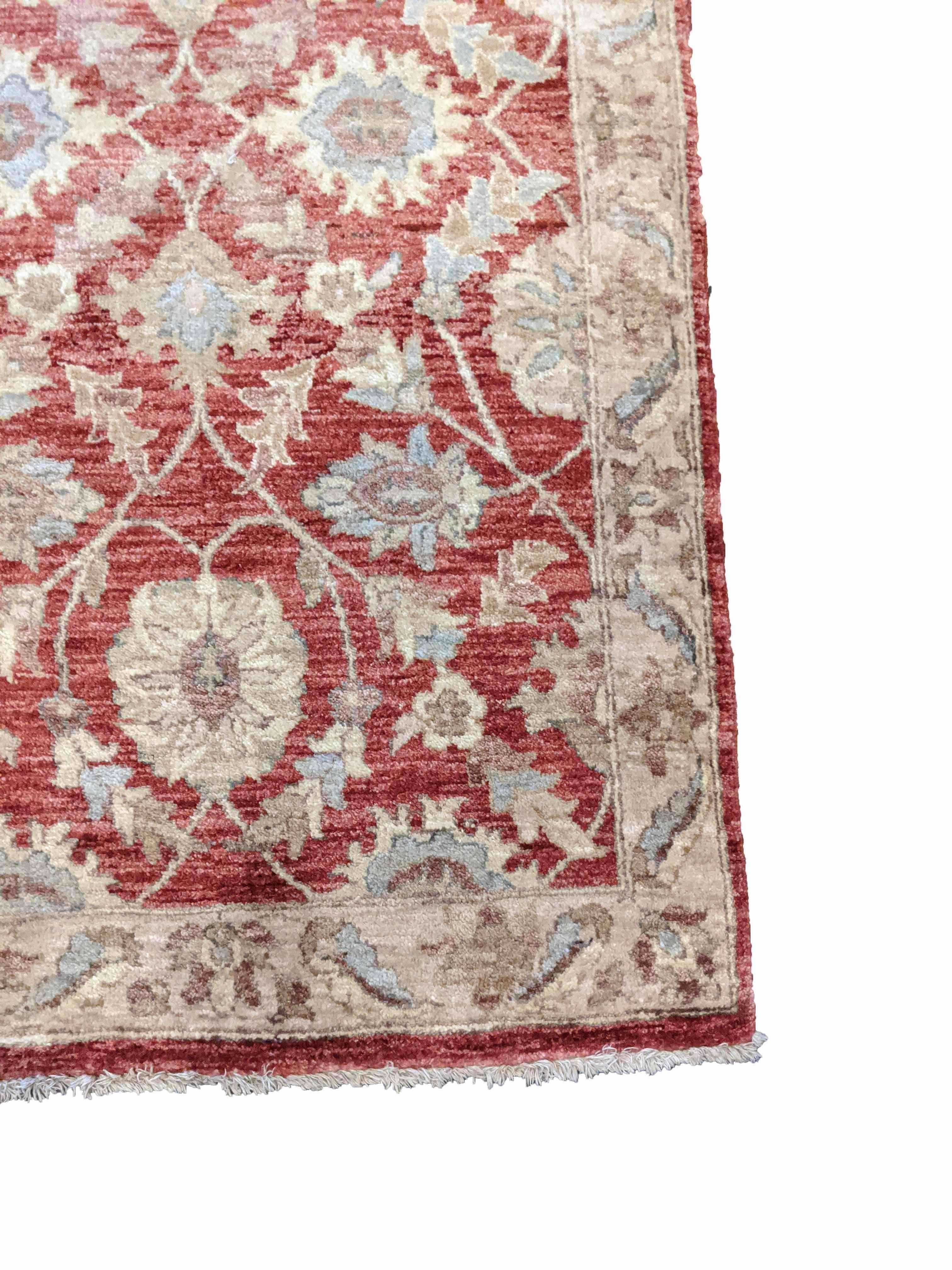 160 x 92 cm Ziegler Antique Red Rug - Rugmaster